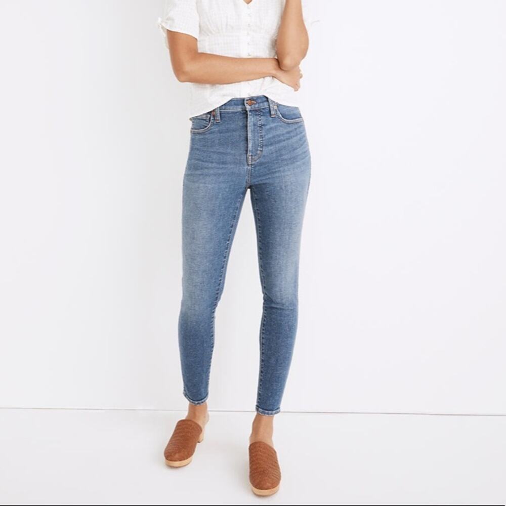 Madewell 10” High Rise Skinny Crop Jeans